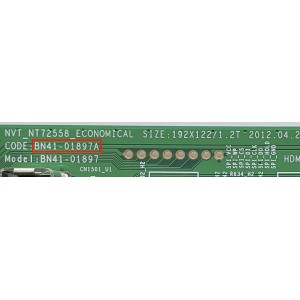 MAIN PARA TV SAMSUNG / NÚMERO DE PARTE BN94-06156T / BN41-01897A / BN97-05394R / BN9406156T / MODELO UN32EH4003GXZS	